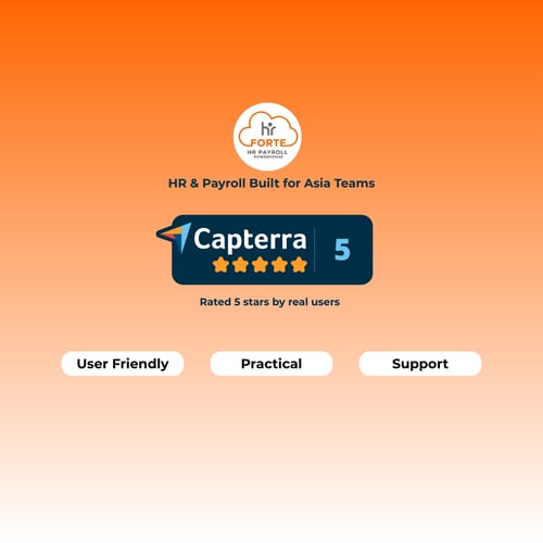 HR Forte Capterra 5 stars HR Forte Capterra 5 stars