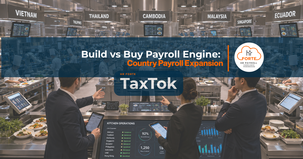 HR Forte - Build or Buy Payroll engine - Country Payroll Expansion