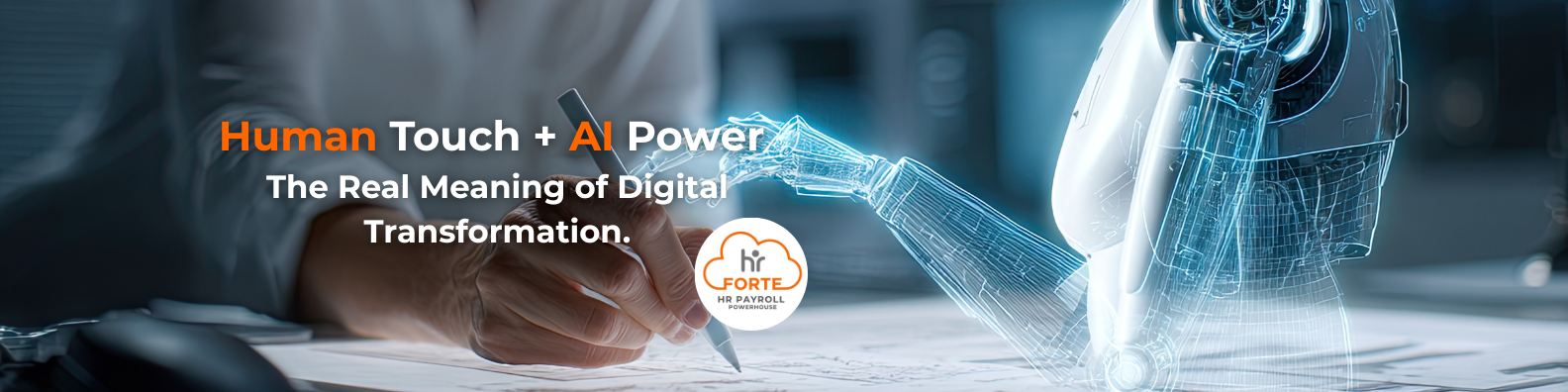 balancing human touch with AI smart technology digital transformation