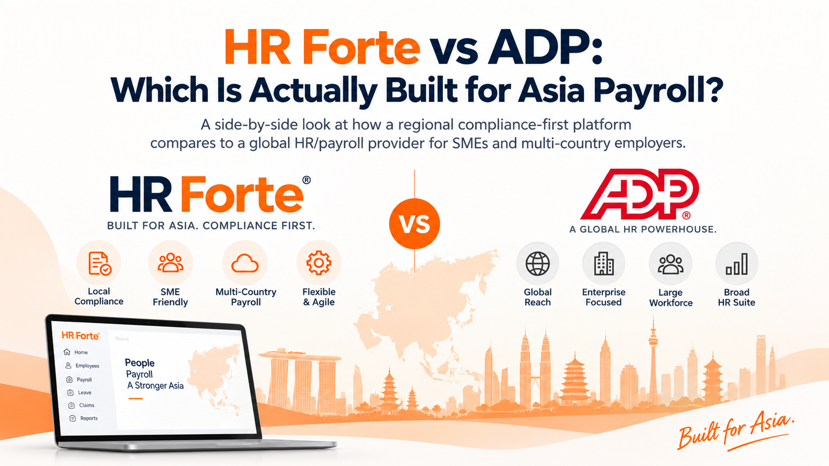 ADP vs HR Forte - Which is Actually Built for Asia Payroll