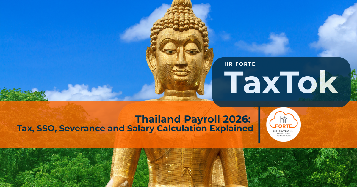 HR Forte TaxTok - Thailand 2026 Payroll Guide